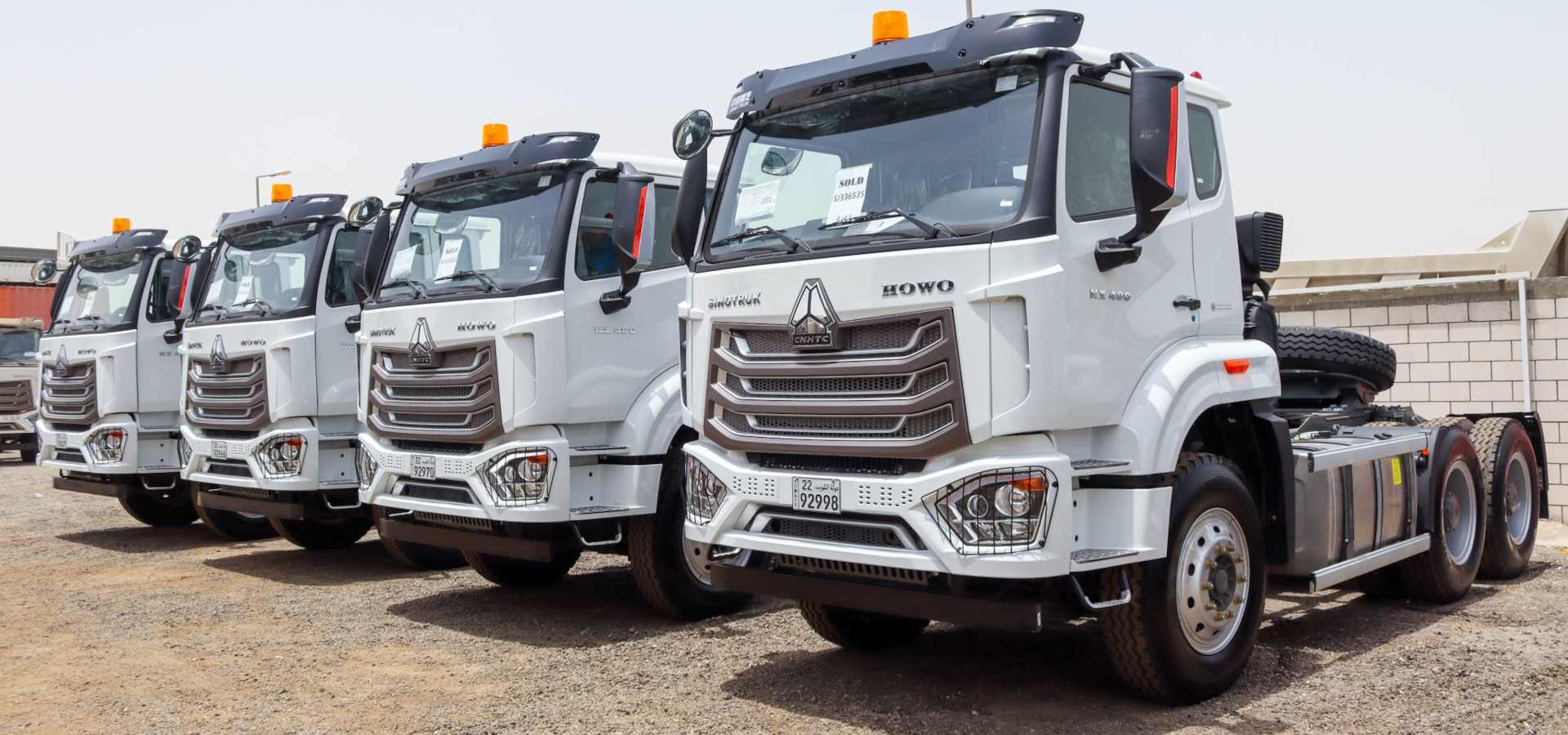 35 SINOTRUK Trucks Delivered for Major Oil & Gas Project in Kuwait